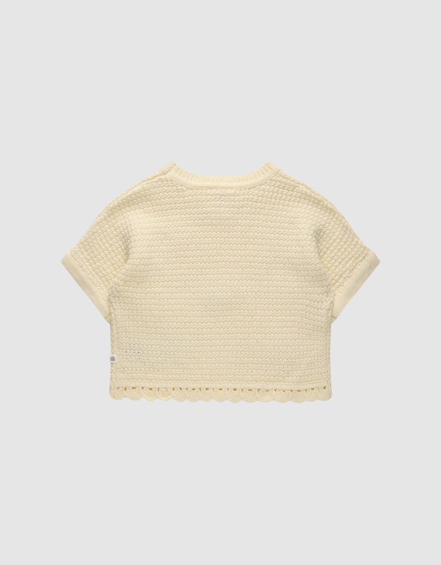 Kynd Baby - Crochet Top in Coconut