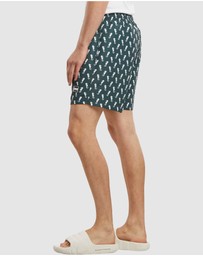 Urban Classics - Pattern Swim Shorts