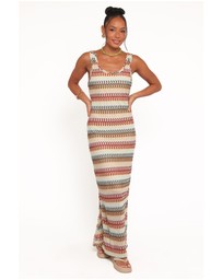 Petal & Pup - Sommer Midi Dress - Multi Stripe