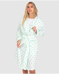 Sant And Abel - Women's Green Palm Tree Robe