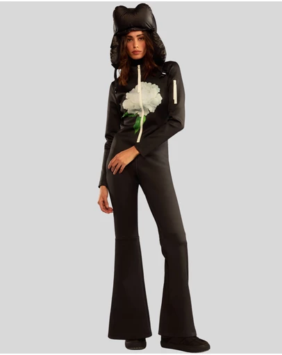 Cynthia Rowley - WATER REPELLENT BONDED SKI JUMPSUIT