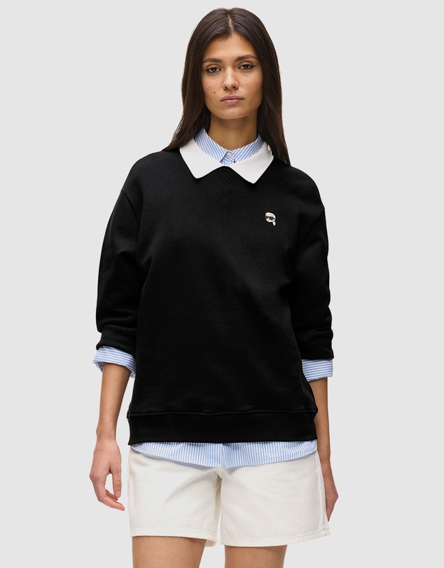 Karl Lagerfeld - Ikon Collar Sweatshirt