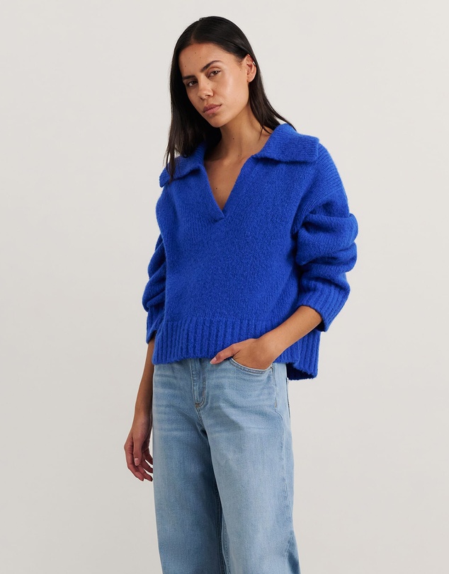 Jag - Lily Collared Knit