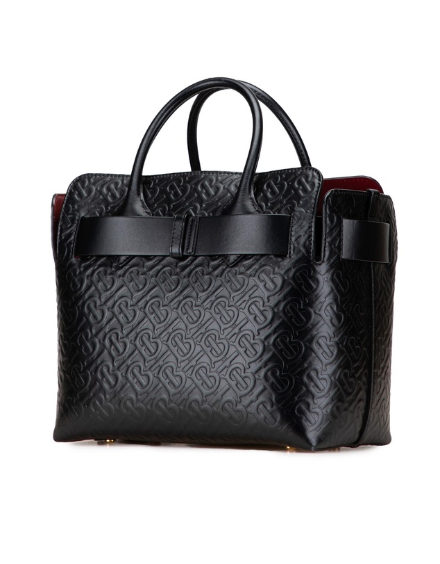 Pre-Loved by Azura Reborn - Pre-Loved Small TB Monogram Embossed Leather Belt Bag