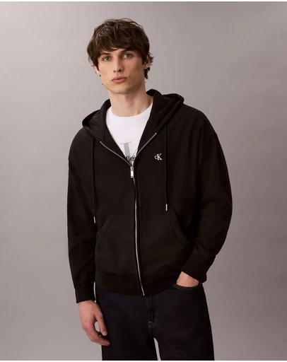 Calvin Klein Jeans - Premium Terry Relaxed Zip Hoodie