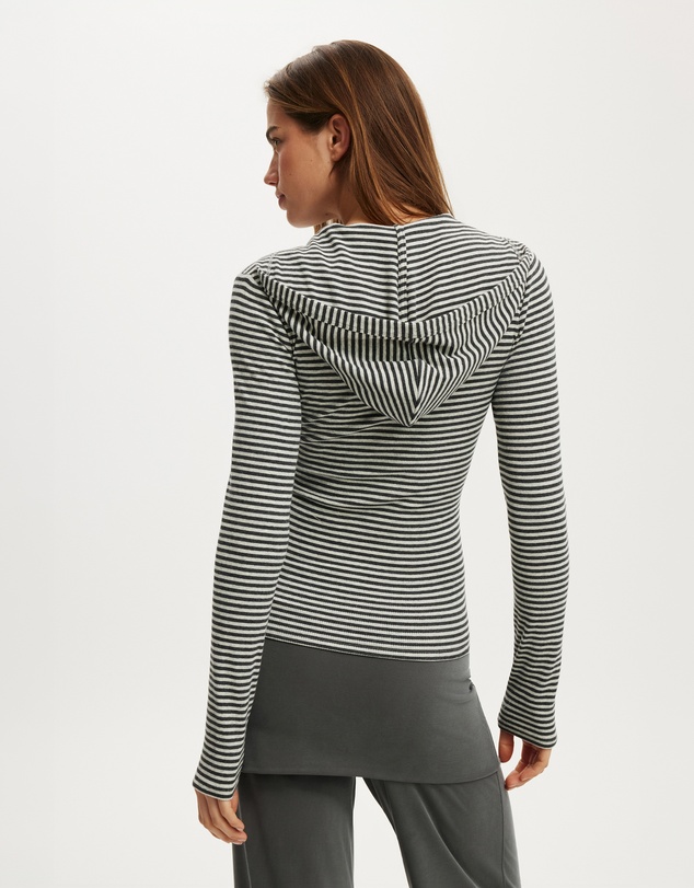Cotton On - Hooded Blake Henley LS Top