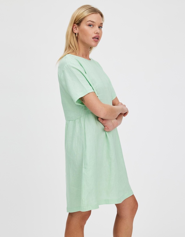 White By FTL - Zavi Linen Dress