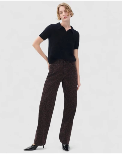 rag & bone - Shea Full Relaxed Straight Jeans