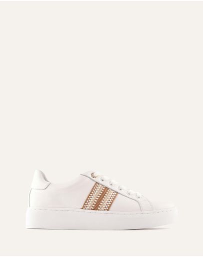 WHITE LEATHER