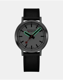 Mondaine - Mondaine Official Swiss Railways Stop2Go Automatic BackLight 41mm Watch