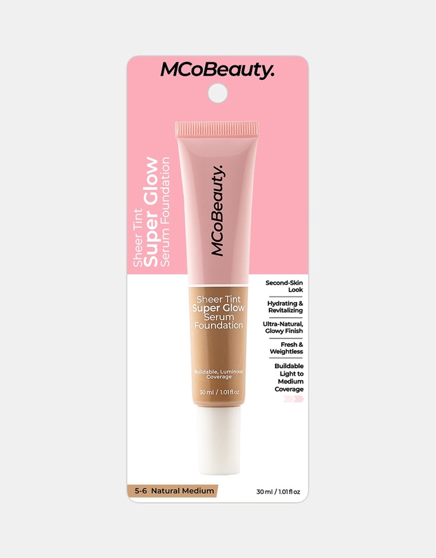 MCoBeauty - Sheer Tint Super Glow Serum Foundation - 7-8 (Medium Dark)