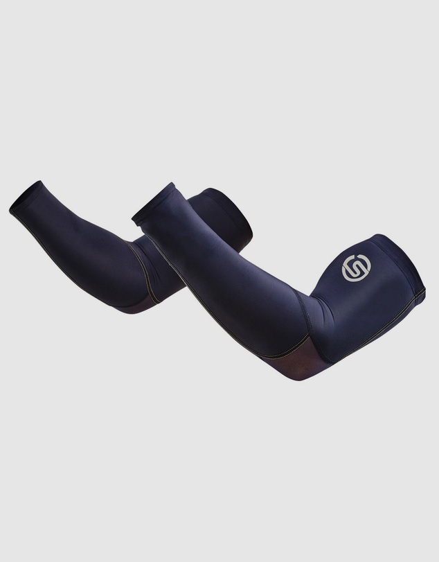 SKINS - SKINS Compression Unisex Series-3 AFL/Running/Gym Arm Sleeve Navy Blue