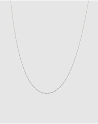 Kuzzoi - ICONIC EXCLUSIVE - Necklace Male Twisted Link Chain 925 Sterling Silver
