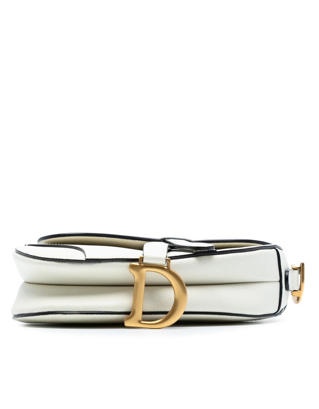 Pre-Loved by Azura Reborn - Pre-Loved Mini Grained Calfskin Saddle Bag
