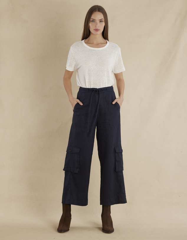Amelius - Ciel Linen Cargo Pant