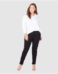 Love Your Wardrobe - Stretch Bengaline Tummy Tuck Pants
