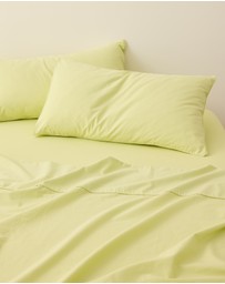 Sheet Society - Leo Washed Cotton Fitted Sheet Set