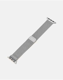Friendie - Stainless Steel Woven Mesh Loop Band - The Melbourne - Apple Watch Compatible