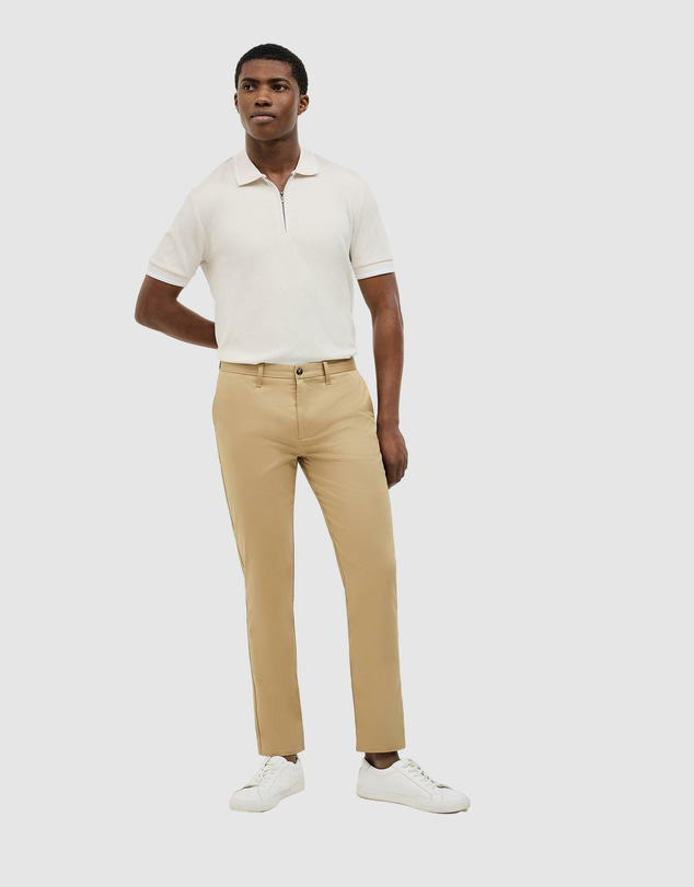 Politix - Morgan Textured Zip-up Polo