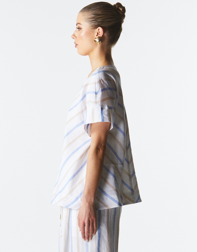 Fate + Becker - Poolside Boxy Top