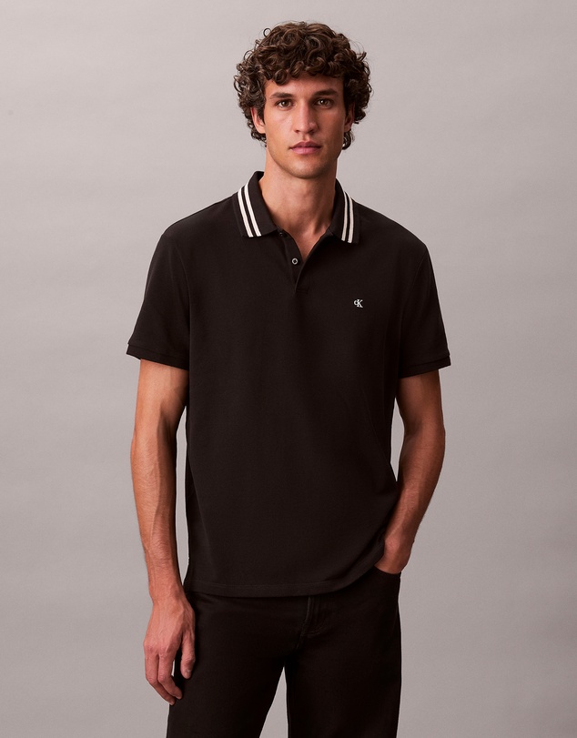 Calvin Klein Jeans - Casual Pique Classic Tipped Polo Shirt