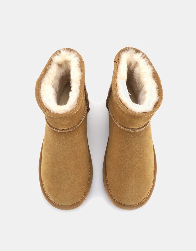 AusWooli Ugg Boots - Bondi Sheepskin Signature Short Ankle Boots