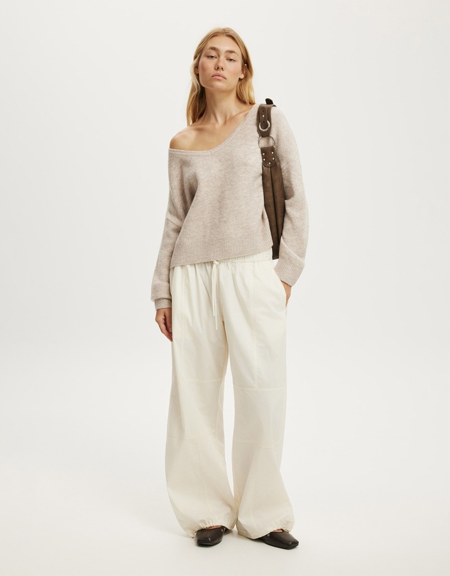 Cotton On - Softest Luxe Slouchy V Knit
