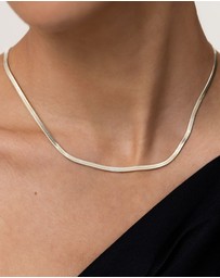 SAINT VALENTINE - Sphinx 3mm Snake Chain Necklace - Silver