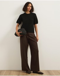 Atmos&Here - Ayla Knitted Boxy T-Shirt