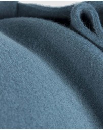 Max Alexander - Felt Blue Grey Pillbox Hat