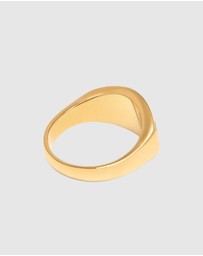 Nialaya Jewellery - Men's Evil Eye Ring