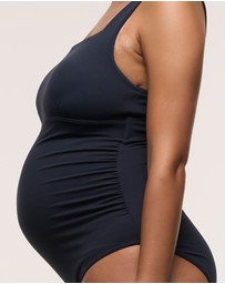 Soon Maternity - Square Neck One Piece Swimsuit