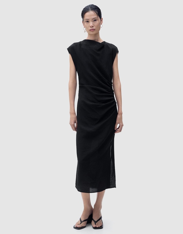 M.N.G - Kelly Draped Straight Dress