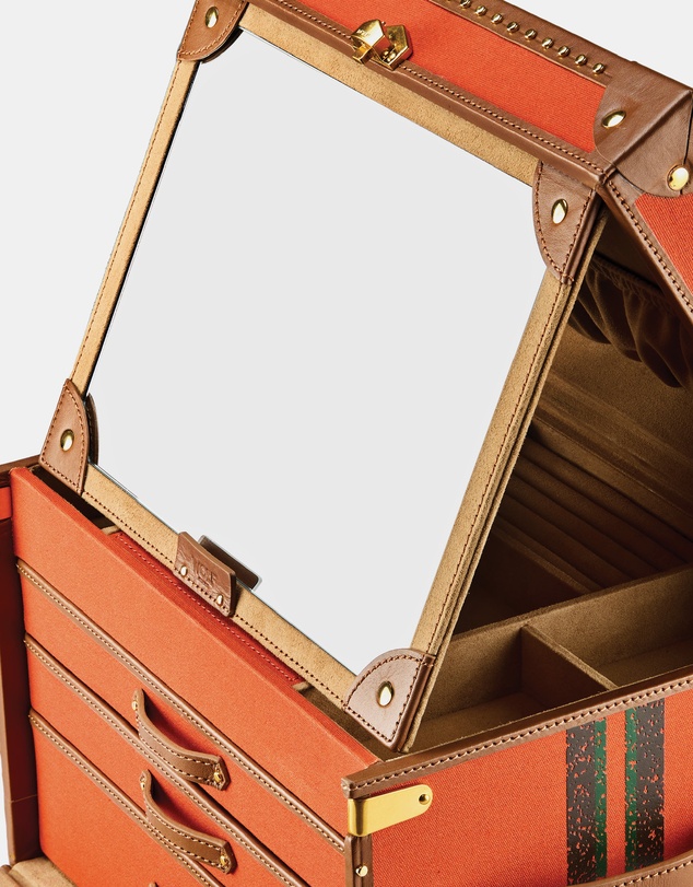 Wolf - Wolf Ida Trunk Jewellery Box Orange