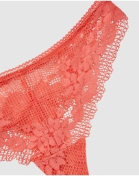 Passionata - Nina High Leg Brazilian Cut Lace Brief