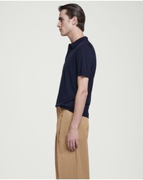 COS - Knitted Silk Polo Shirt