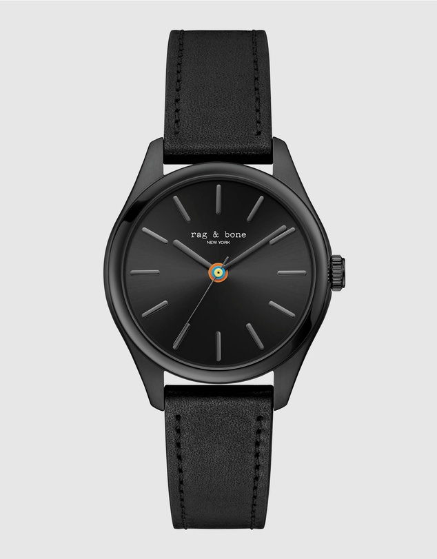 rag & bone - Rag & Bone Dean Black-Tone Analogue Watch