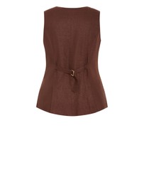 City Chic - Vivien Linen Vest