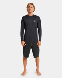 Billabong - Mens Shoreline Loose Fit Long Sleeve Rash Vest