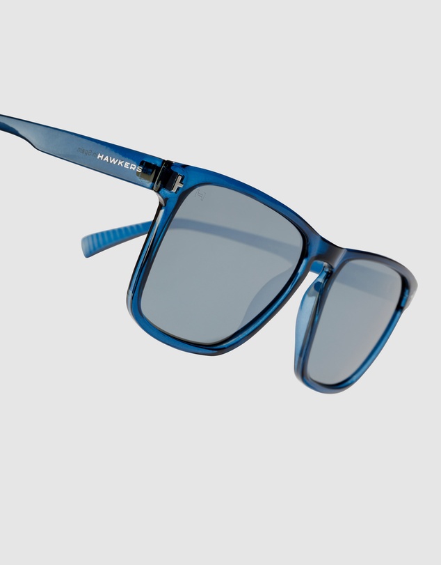 Hawkers Co - HAWKERS - Polarized Navy Chrome DUST Sunglasses for Men and Women UV400