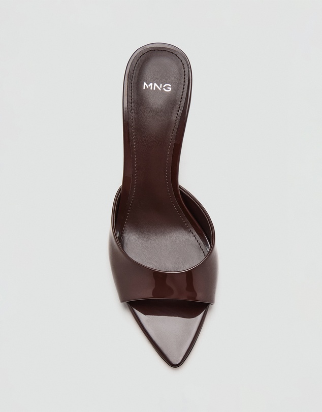 M.N.G - Patent Leather High-Heeled Sandals
