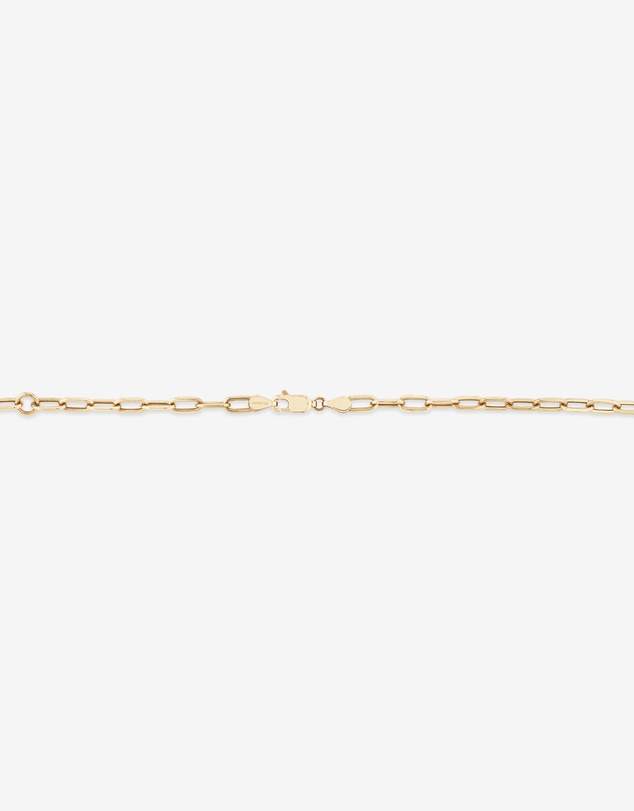 Michael Hill - 45cm (18”) 3.5mm Hollow Paperclip Chain in 10kt Yellow Gold