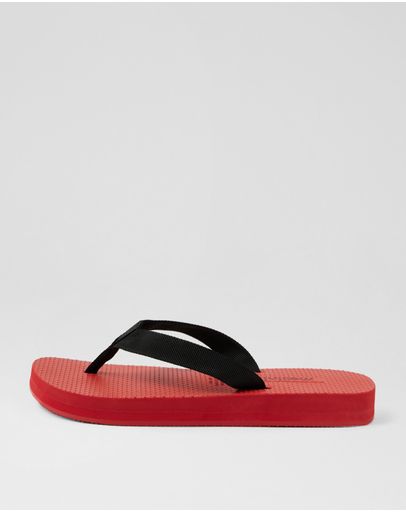BLACK-RED SOLE