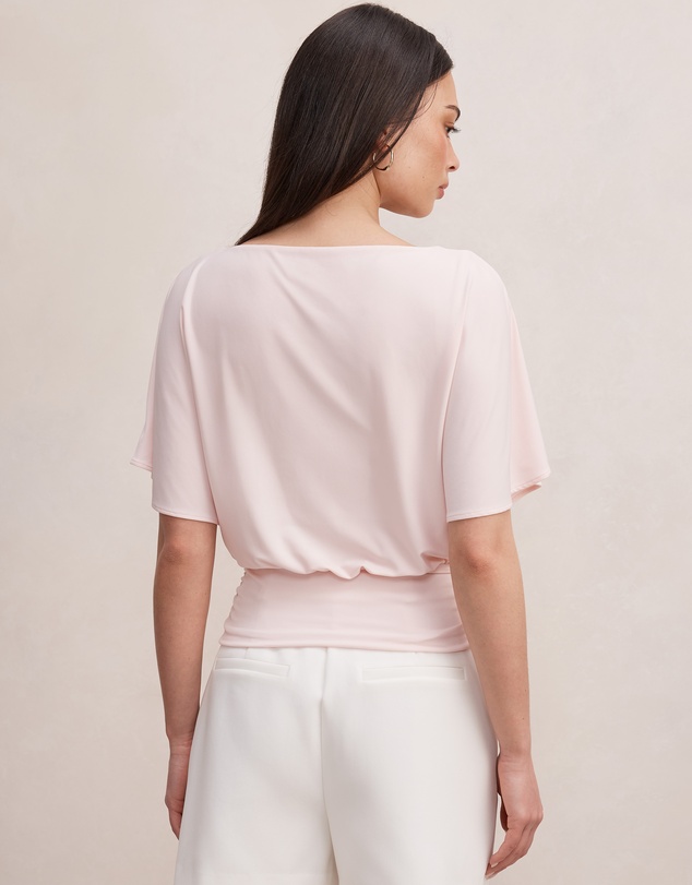Forever New - Piper Cinched Flutter Sleeves Top
