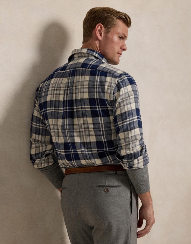 Polo Ralph Lauren - Custom Fit Plaid Brushed Flannel Shirt