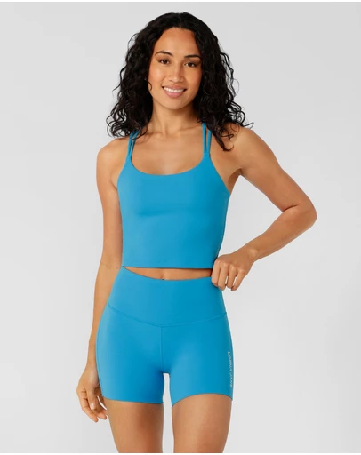Lorna Jane - Lotus No Chafe Phone Pocket 12cm Bike Shorts