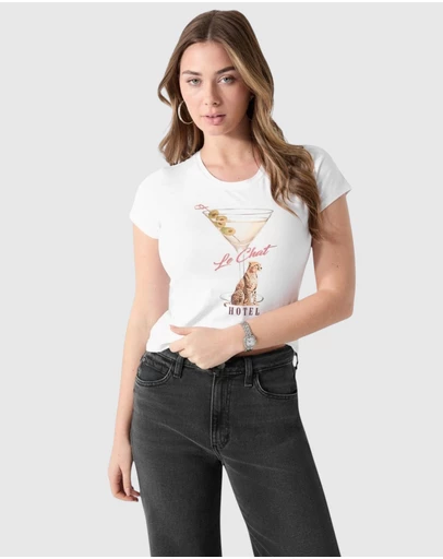 GUESS - Eco Leopardtini Graphic T-Shirt