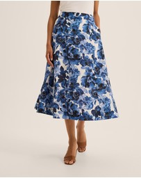 Review - Elizabeth Floral Midi Skirt