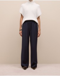 Trenery - Pintucked Pull On Pant in Night Sky