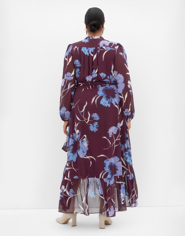 City Chic - Jane Wrap Maxi Dress
